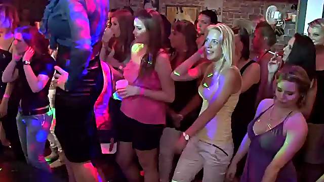 Hardcore Sex In CFNM Interracial Party