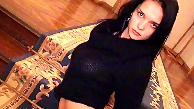Sexy Katty Thurman has some naughty good times on the stairs