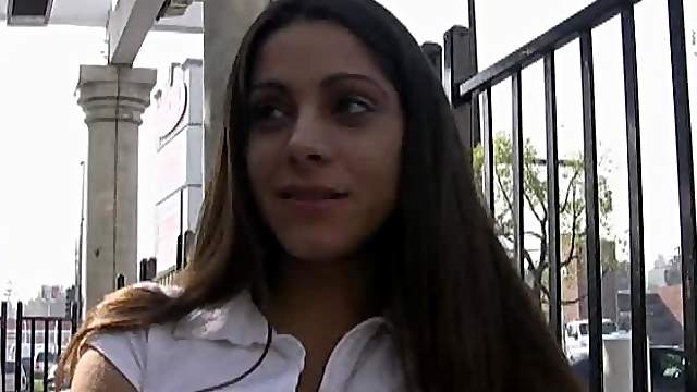 Teen Brunette Amina Sky Gets One Hell Of Ride