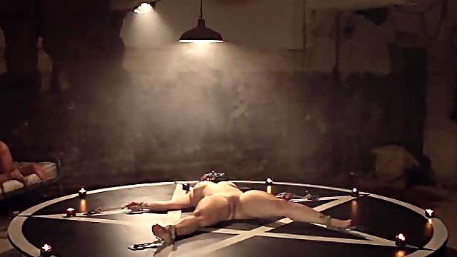 Freaky Dudes Torturing Gals For Their Satanic Rituals