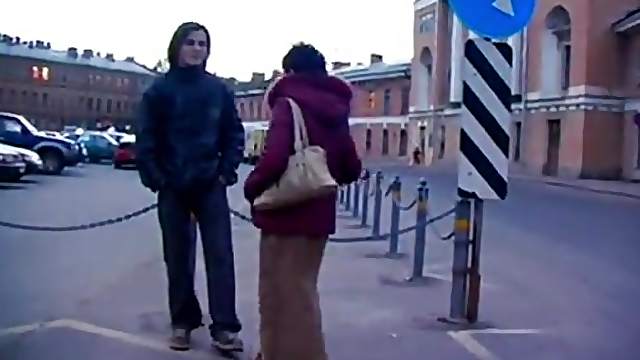 Horny old lady seduces him because she needs to get laid