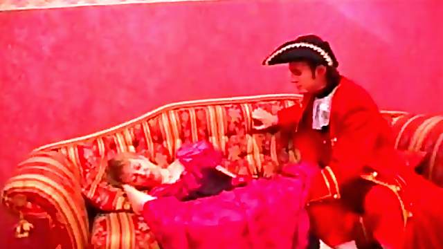 Mature pornstar relives her younger days in this retro pussy drilling action