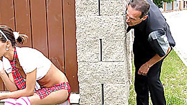 Senior teacher screwing a sexy teenager in school hardcore