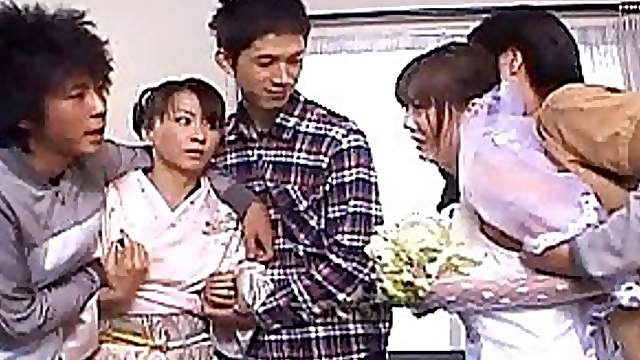 Reiko Makihara looks beautiful in her dress but is about to be fucked
