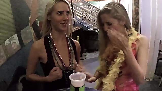 Mardi Gras Sluts Flash and Fuck on Bourbon Street