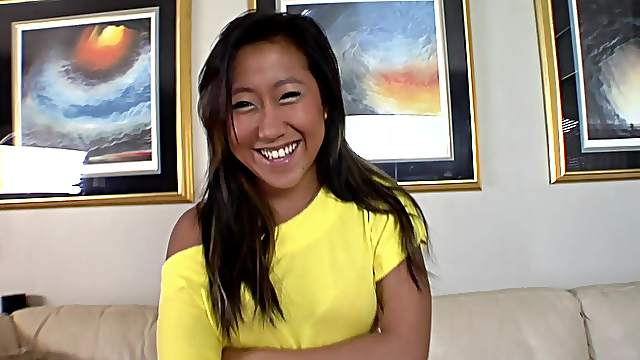 Nice boobs brunette sucks a dick pending rough sex