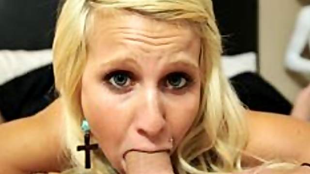 Blonde girlfriend homemade POV fuck