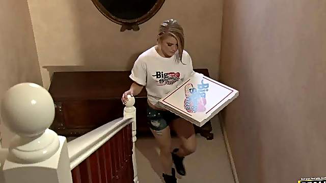 Sexy Teen As Hollywood Fucks A Pizza Boy