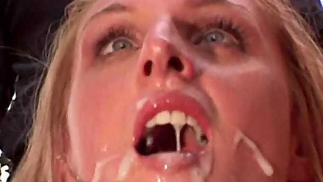 Horny Housewife Simone Claire Gets Her Face Covered With Cum By A Pornstar
