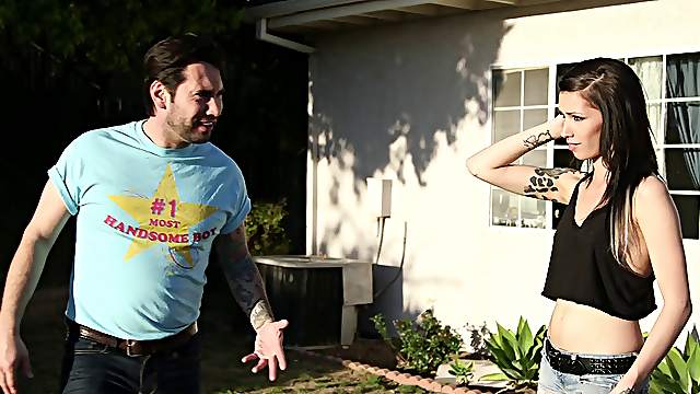 Sexy tattooed beauty craves an aggressive hardcore pounding