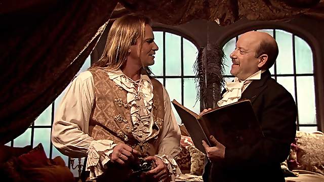 Alluring Shay Jordan getting her first threesome on a pirate ship