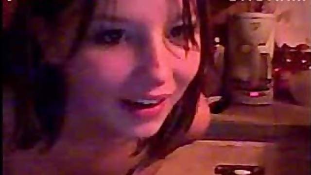 Naughty Girl Stripping In Fron Of A Webcam