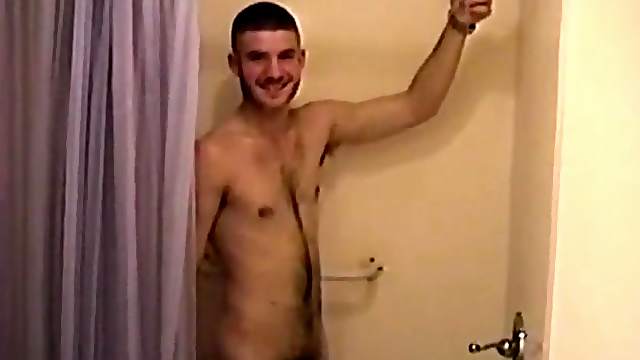 Amateur Straight Boy CJ Serviced in Uniform