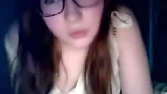 Hot Redheaded teen Showing Her Pink Shaved Pussy On A Webcam