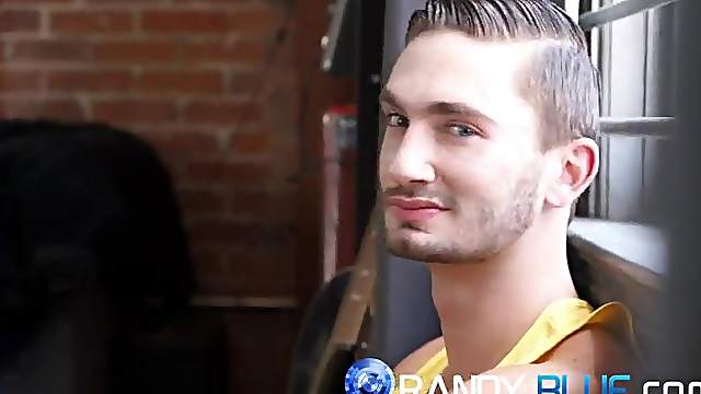 20 year old twunk Preston Cole strips down and shows off his big ass