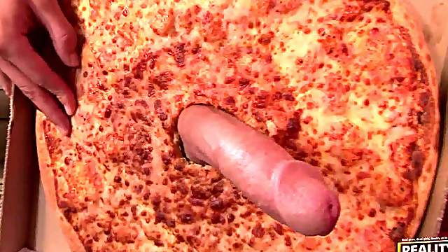 Hot Beauty Lily Carter Licks it Up in a Steamy Pizza Delivery