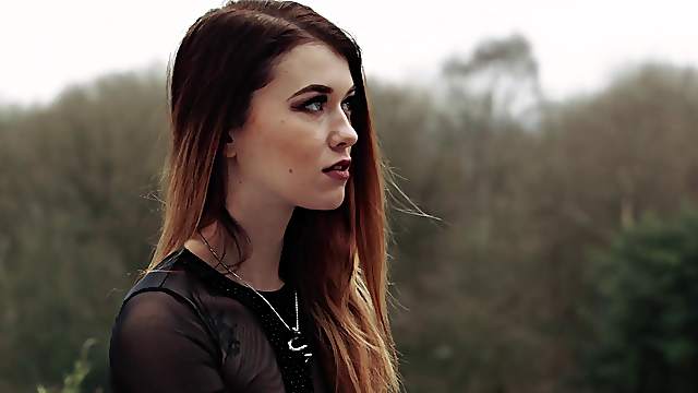 Pale Misha Cross lets the tattooed guy explore her inner depths
