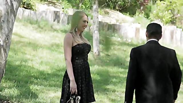 Beautiful Kagney Linn Karter moans as the guy pounds her snatch