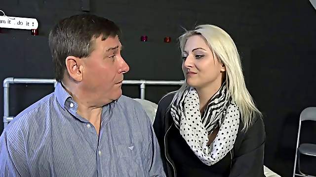 Katy's new lover is a mature guy who can't wait to get inside her