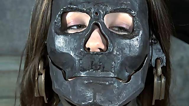 Charming slave with nice ass getting inserted with metals in BDSM