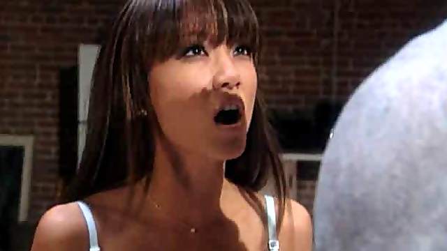 After throating a cock Rebecca Wild is impatient to receive it