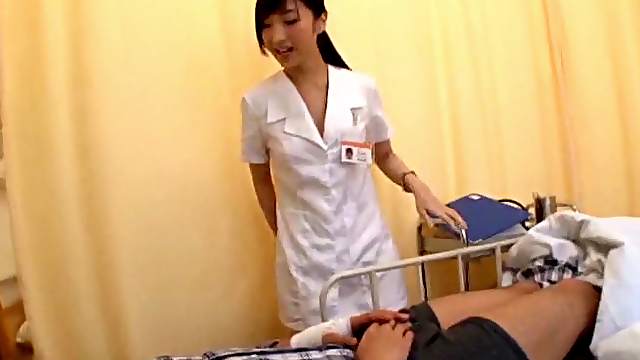 Being fucked by a randy patient is what a cute nurse craves