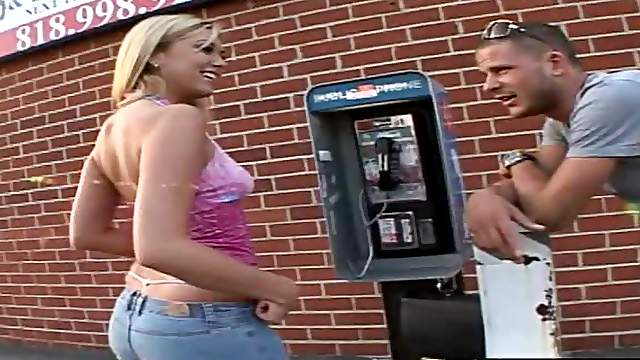 Bouncing on a swollen dick is all a horny blonde craves