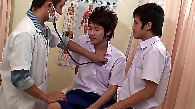 Kinky Gay Asian Twink Threesome