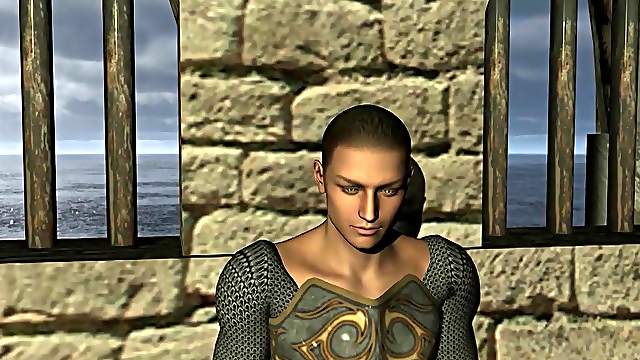 3D gladiator hunk sucks cock and gets fucked hard in the ass