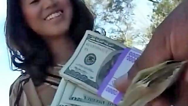 Asian Slut Goes Pro For Huge Black Cock