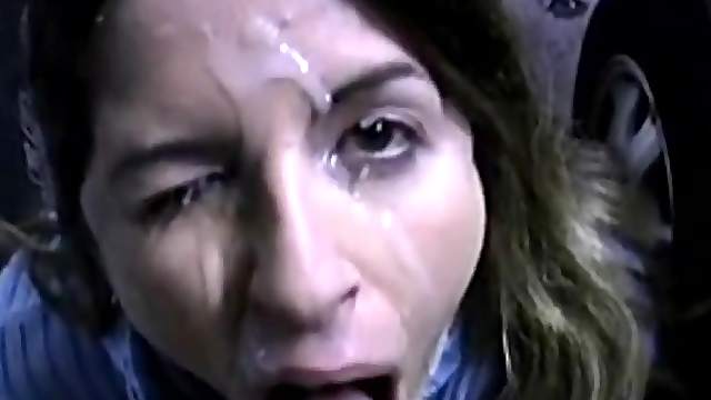 Amateur Brunette Get Public Blowjob And Cumshot
