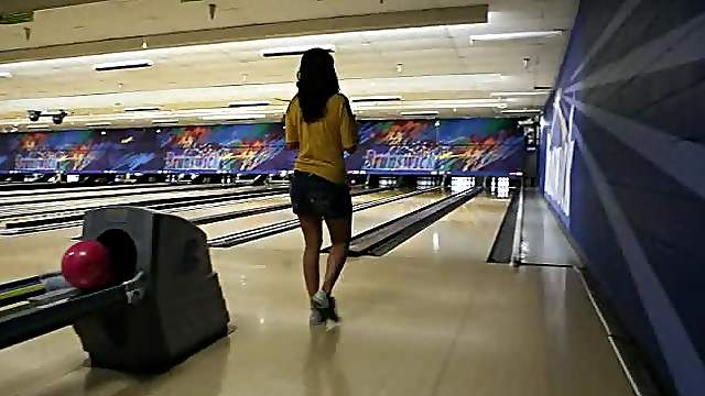 Bowling with Charley Chase, Katie Angel and friends