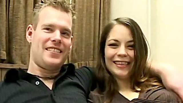 Horny girlfriend spreads her legs for a handsome lover