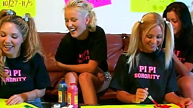 Sharon Wild and Allysin Chaynes join randy friends for blowjob games