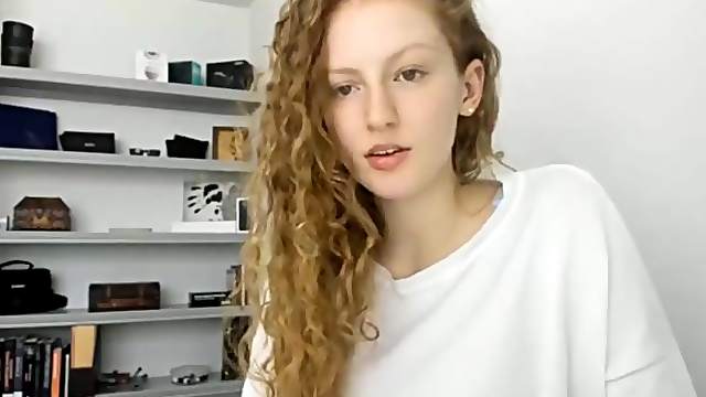 Sensual Solo Jerk Off with sexy redhead teen