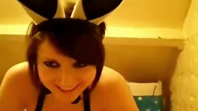 Sexy Teen Gets Fucked Wearing Cute Bunny Ears