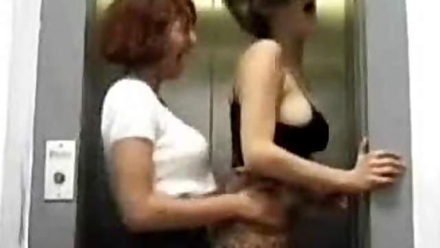 Parking Lot Exhibition With Horny Chicks