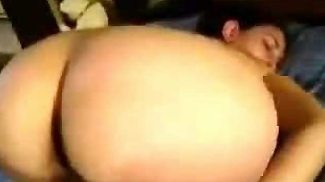 Chick spreading her ass cheeks