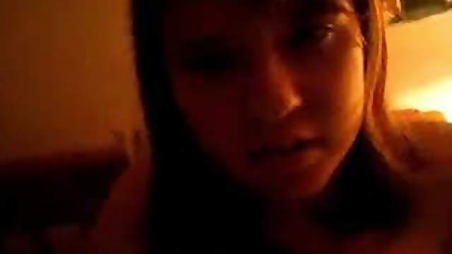 Teen with giant tits filming herself