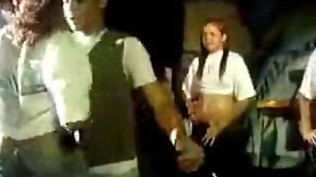 Hot booty shaking for an audience