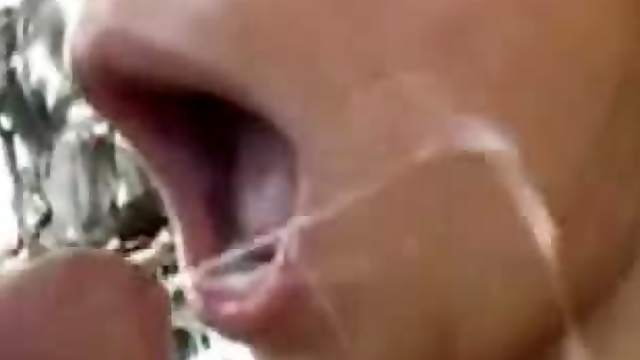 Hot ass biatch nailed and receiving one big facial