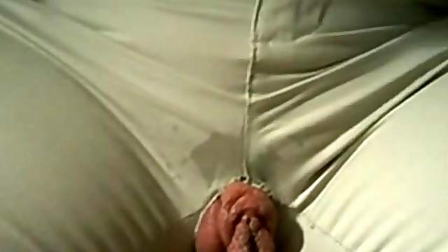 Big clit using cucumber as a dildo
