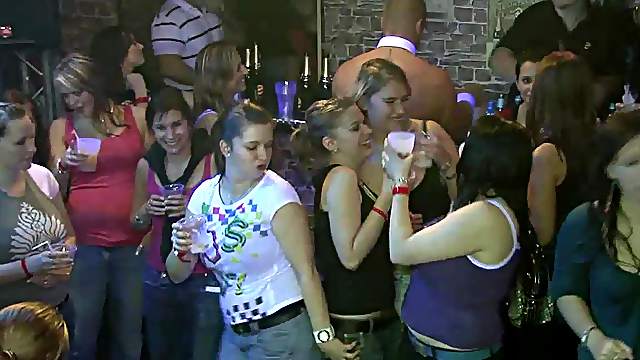 After the fun begins to simmer, out come the male strippers