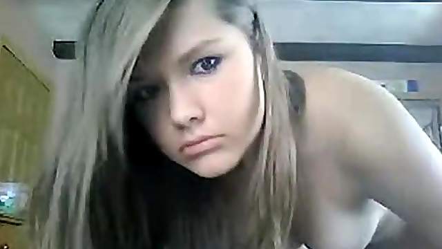 Hot blonde seducing and teasing on cam for fun