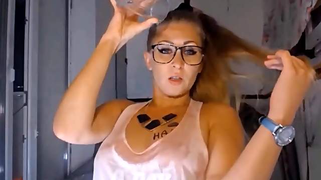 Bitch drinks her own juice twice