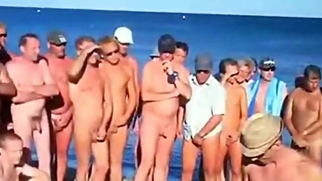 Sensational Public Nudist Orgy