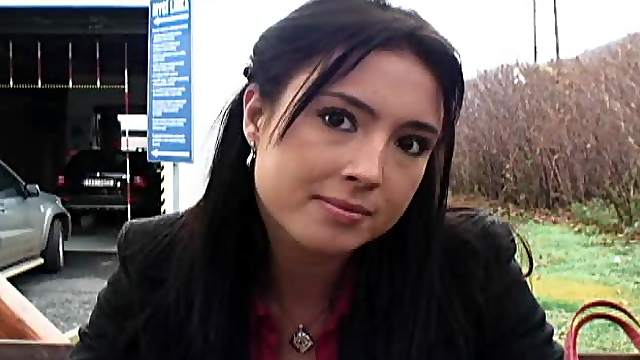 Rancorous Brunette Babe Shoots Reality Porn Video Outdoors