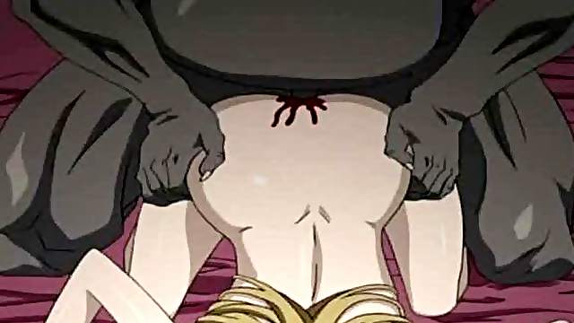 Caught hentai cutie brutally groupfucked by monsters