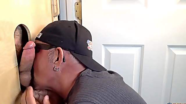 Business Executive Blown At The Gloryhole