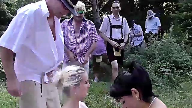 real outdoor groupsex fuck orgy